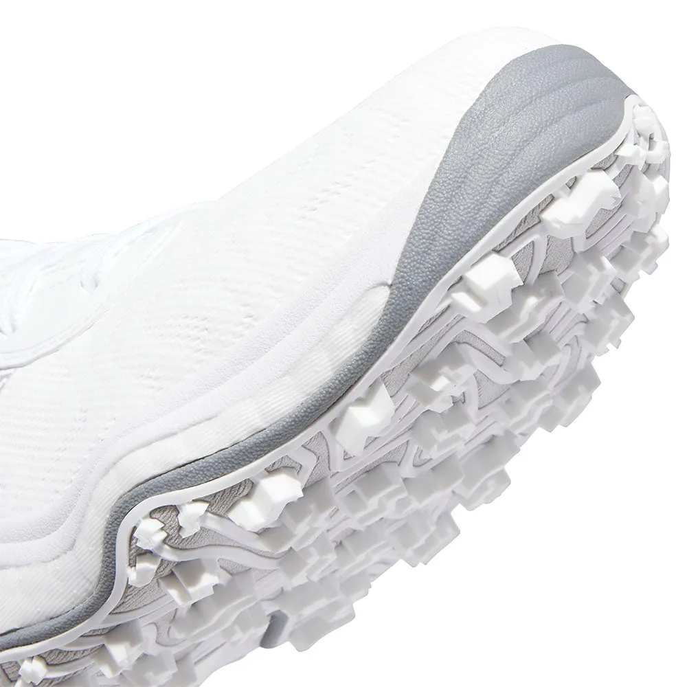 adidas CODECHAOS '25 Spikeless Waterproof Shoes - White/Silver Metallic/Grey Two