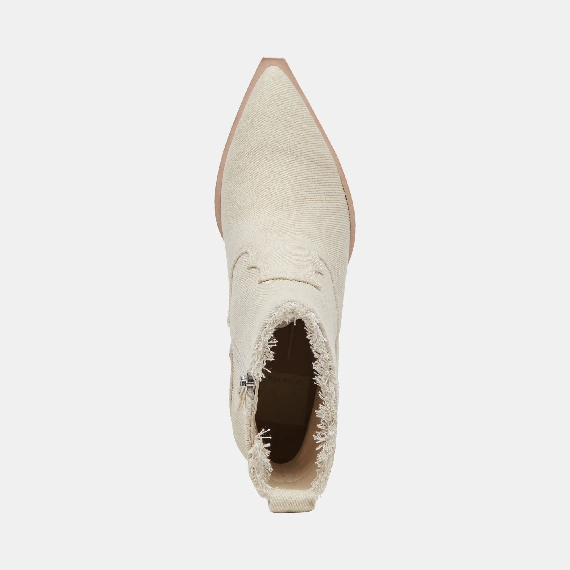AUSTIN BOOTS IVORY DENIM Dolce Vita