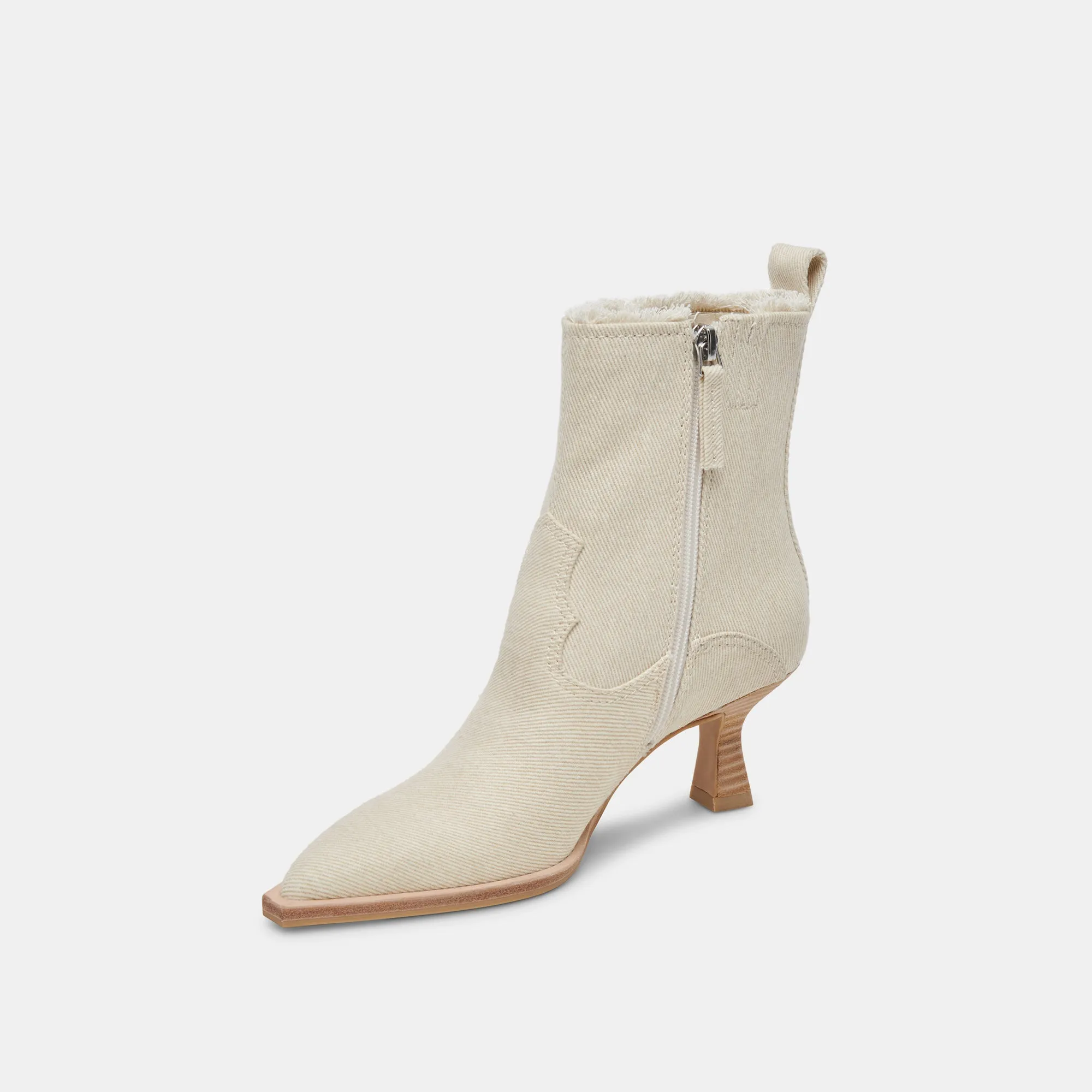 AUSTIN BOOTS IVORY DENIM Dolce Vita