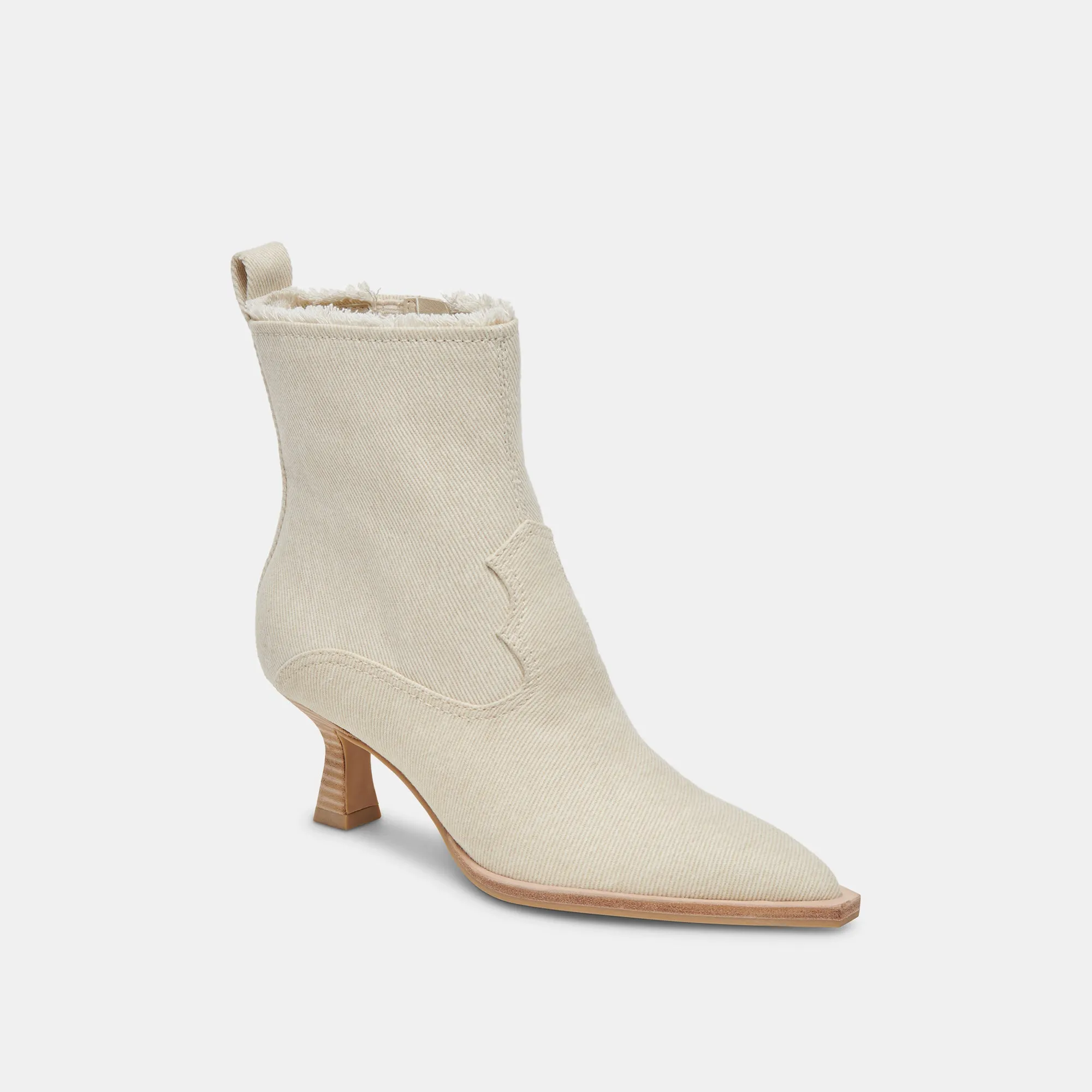 AUSTIN BOOTS IVORY DENIM Dolce Vita