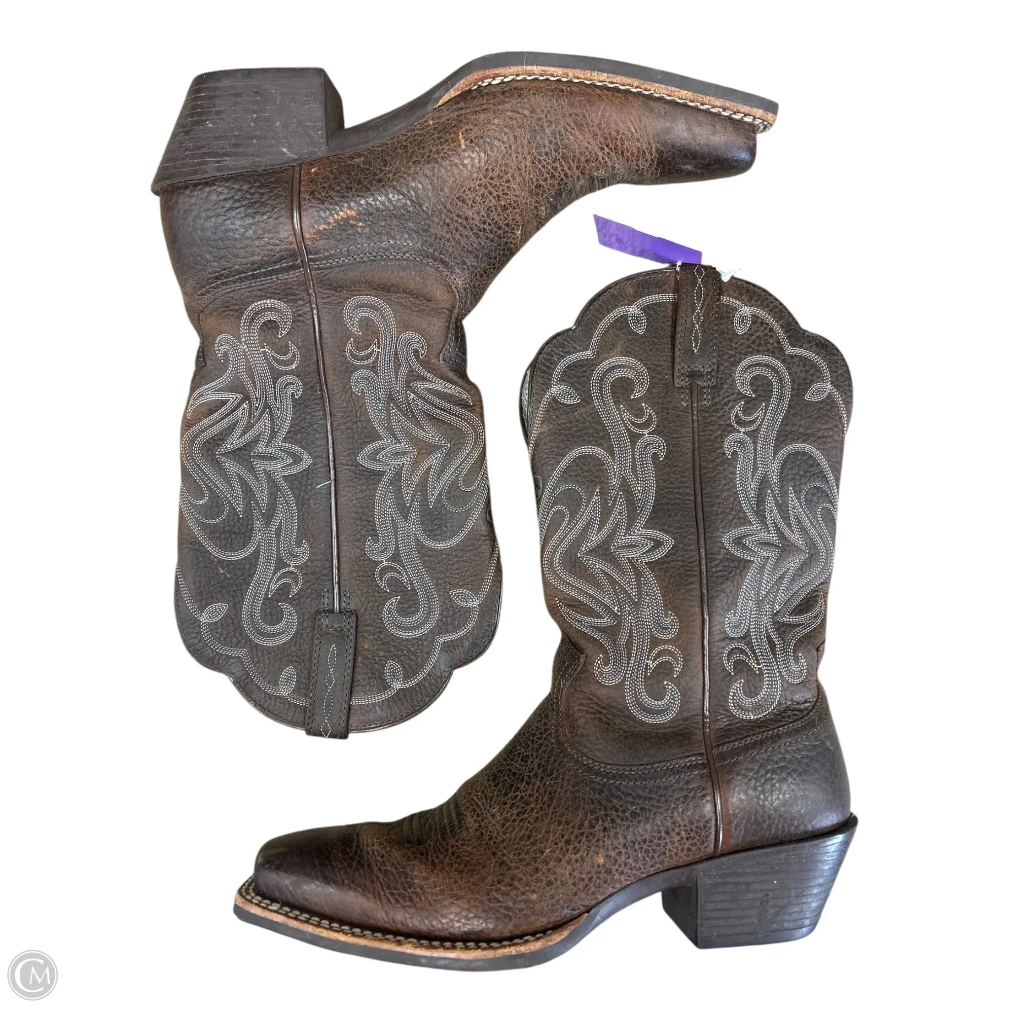Boots Western By Ariat In Brown, Size: 8