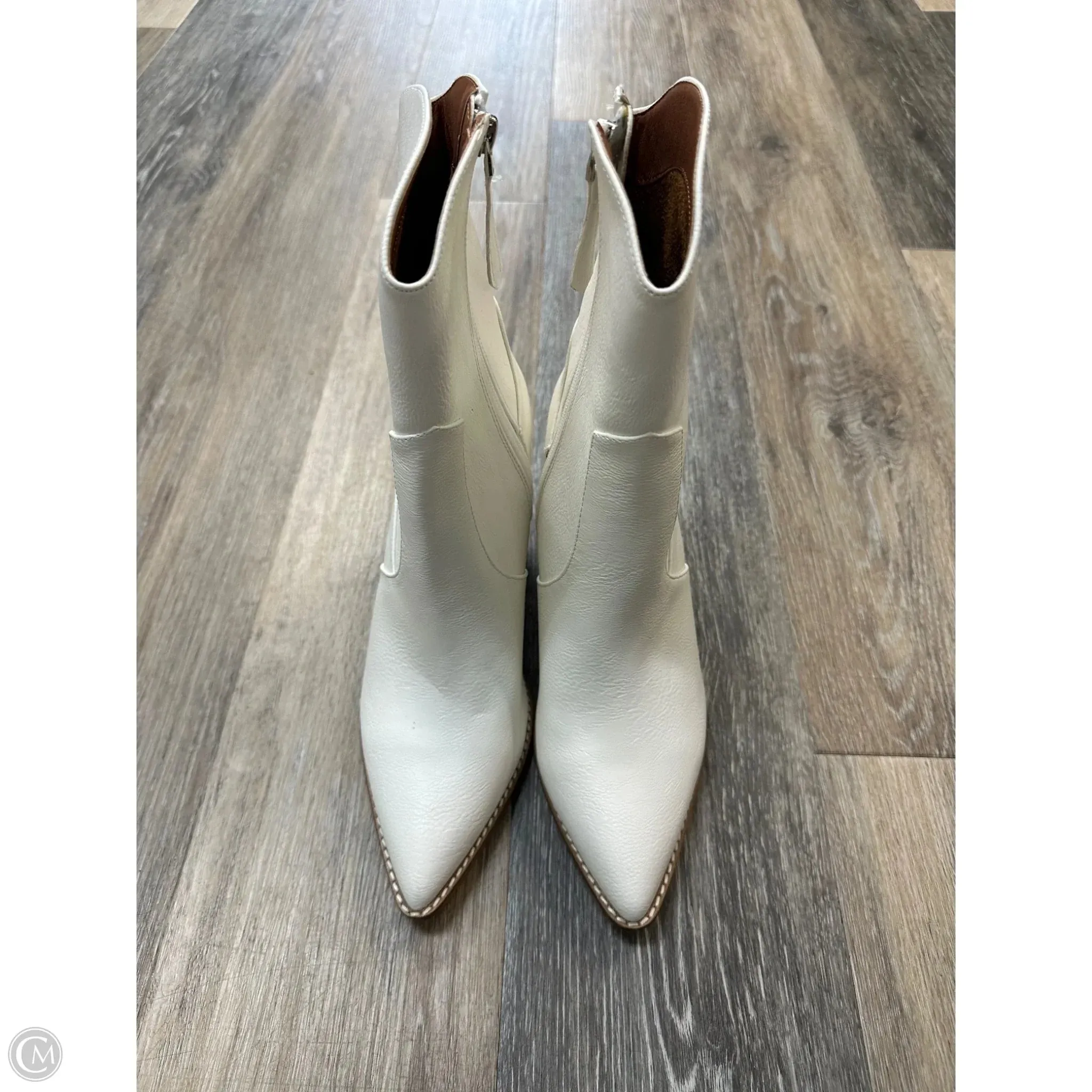 Boots Western By Beast In White, Size: 8