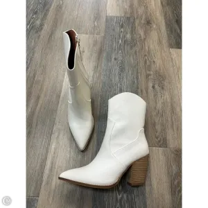 Boots Western By Beast In White, Size: 8