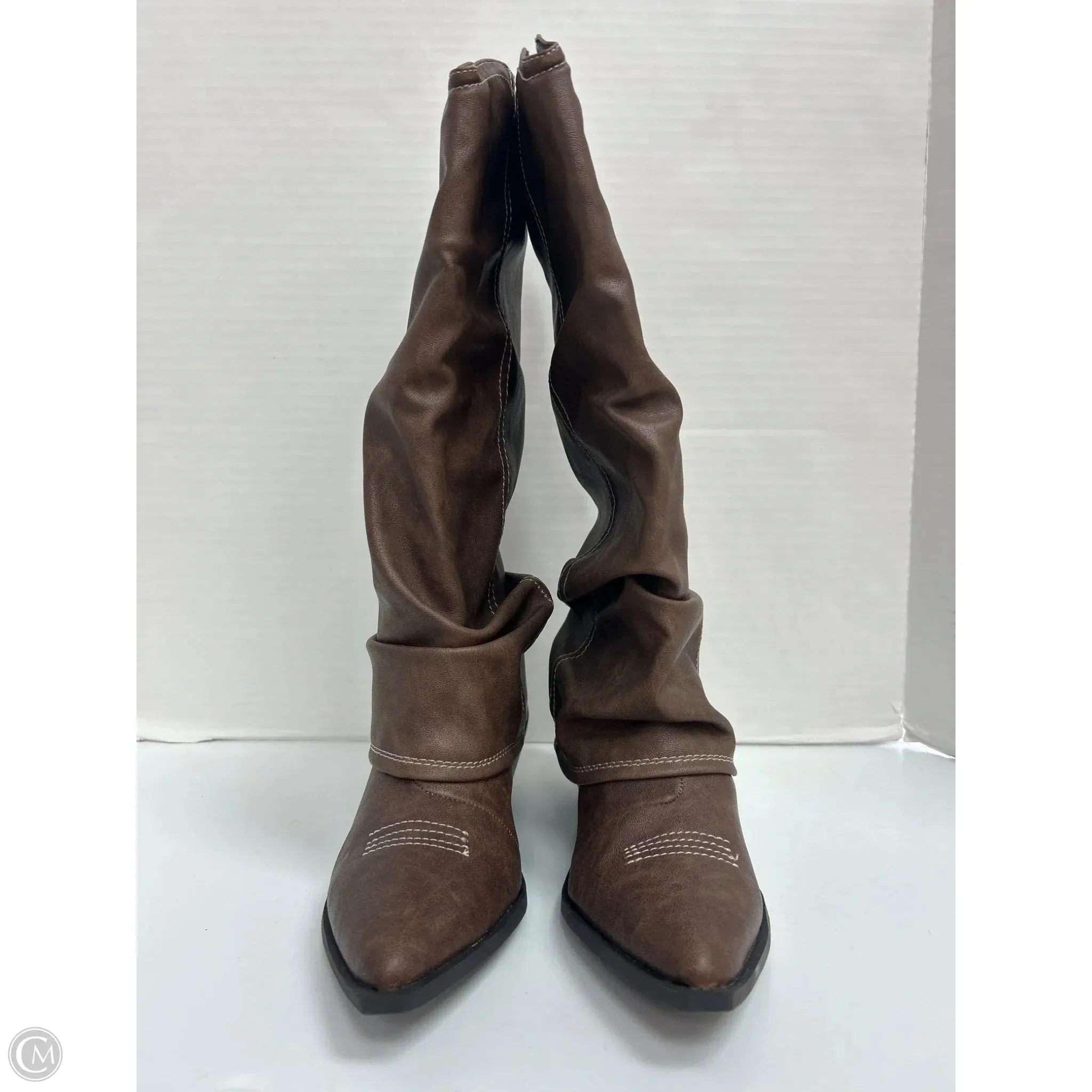 Boots Western By Clothes Mentor In Brown, Size: 6.5