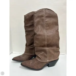 Boots Western By Clothes Mentor In Brown, Size: 6.5