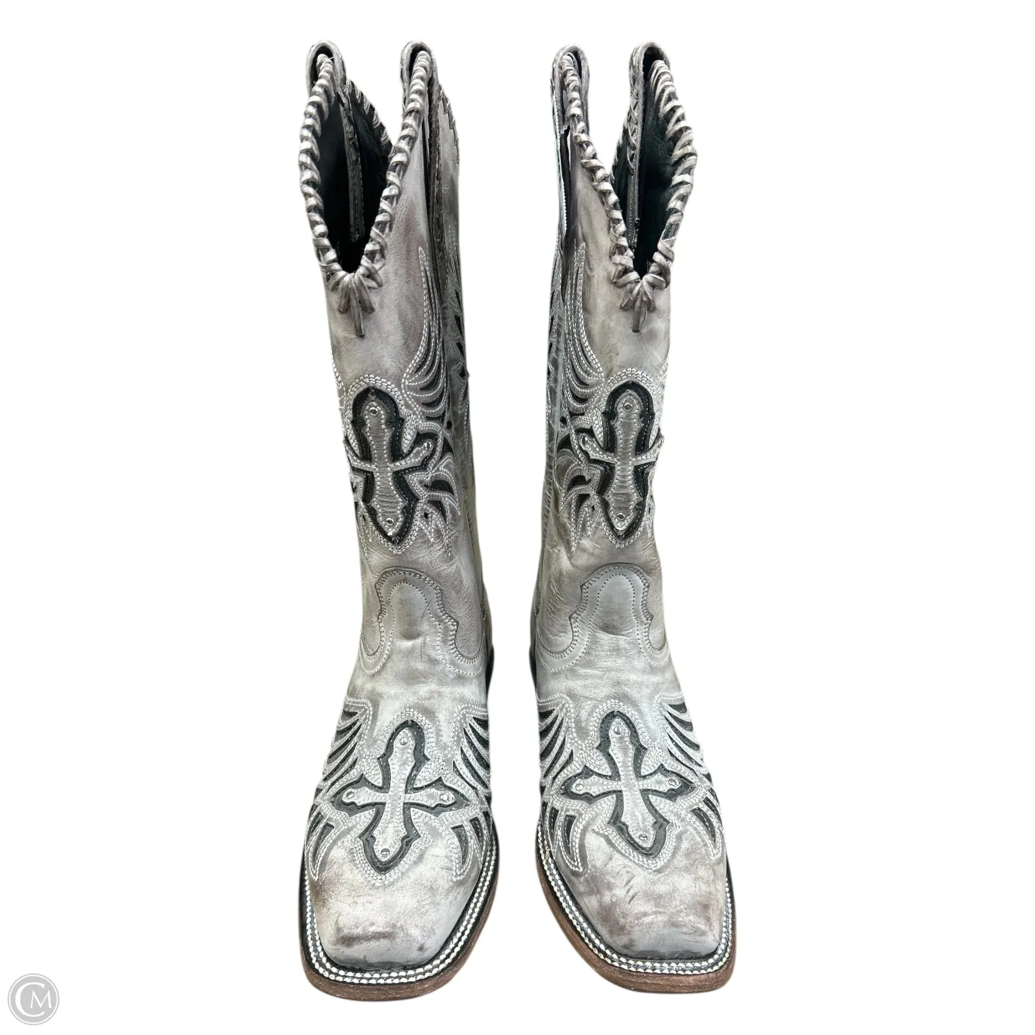 Boots Western By Cma In Taupe, Size: 8.5