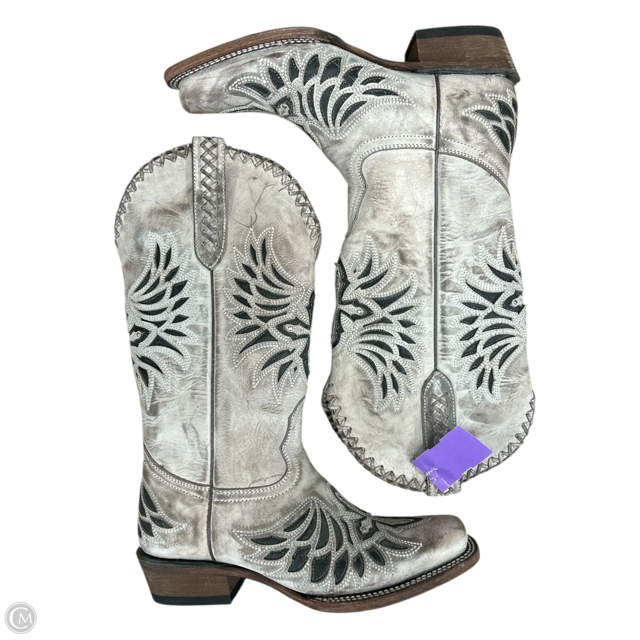 Boots Western By Cma In Taupe, Size: 8.5