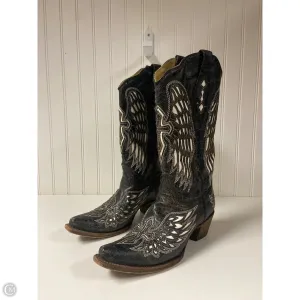 Boots Western By Cmb In Black & White, Size: 9