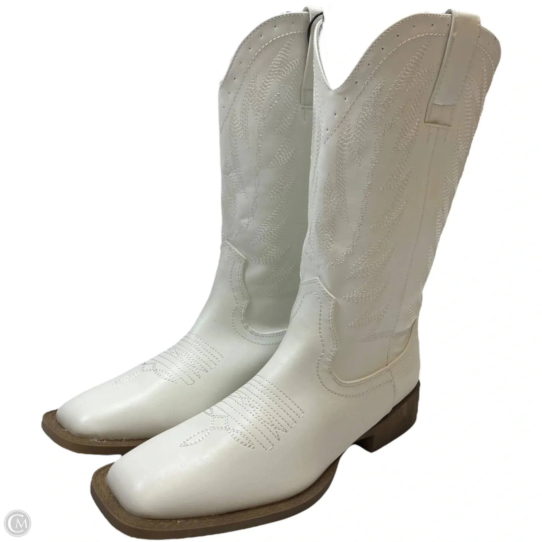 Boots Western By Cmf In White, Size: 7