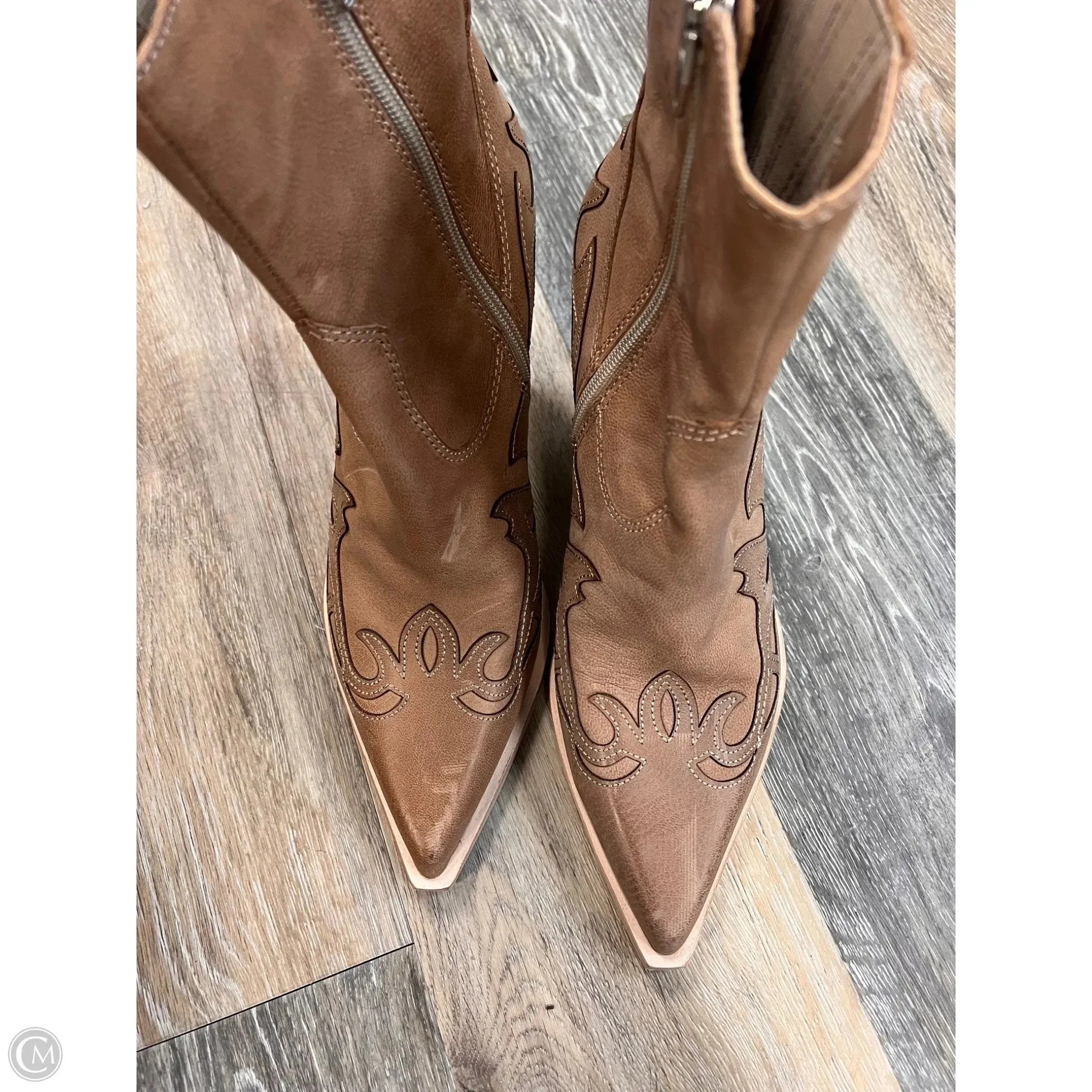 Boots Western By Dolce Vita In Taupe, Size: 10