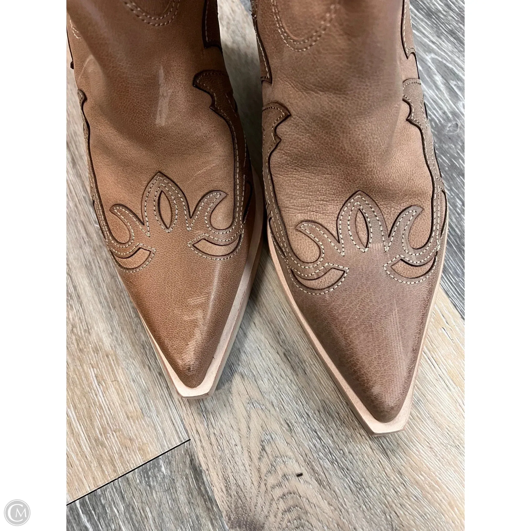 Boots Western By Dolce Vita In Taupe, Size: 10