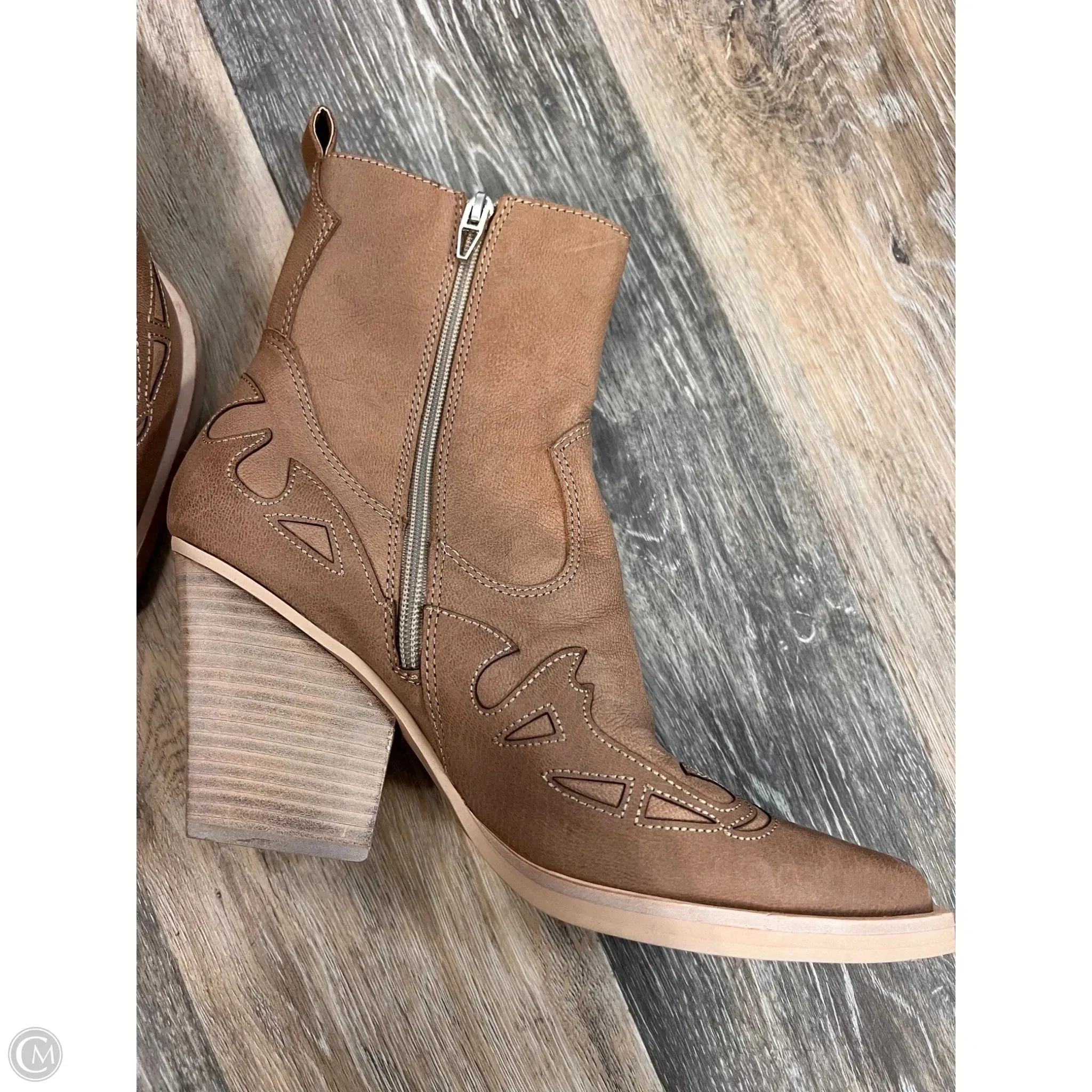Boots Western By Dolce Vita In Taupe, Size: 10
