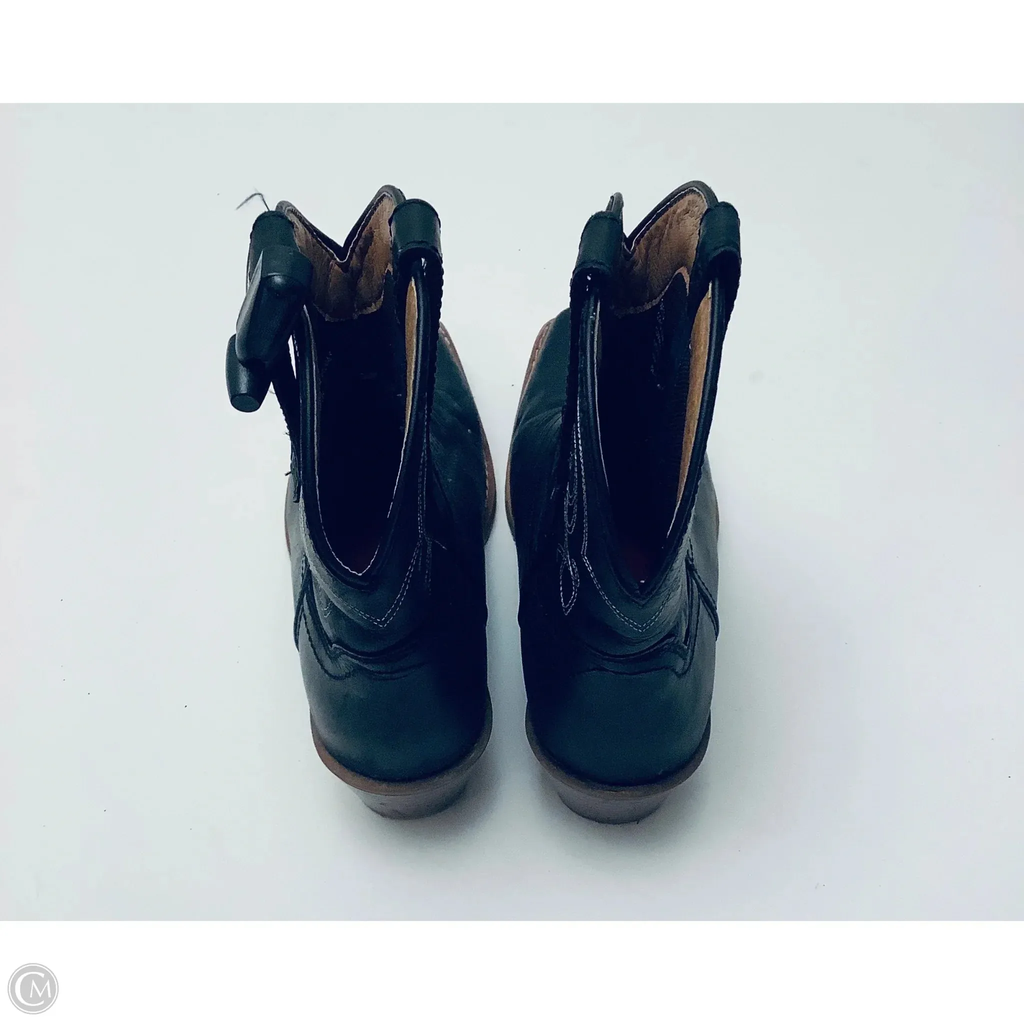 Boots Western By Justin In Black, Size: 7