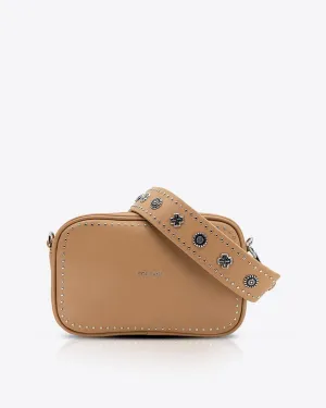 Camera Bag Tan/Silver SOL SANA