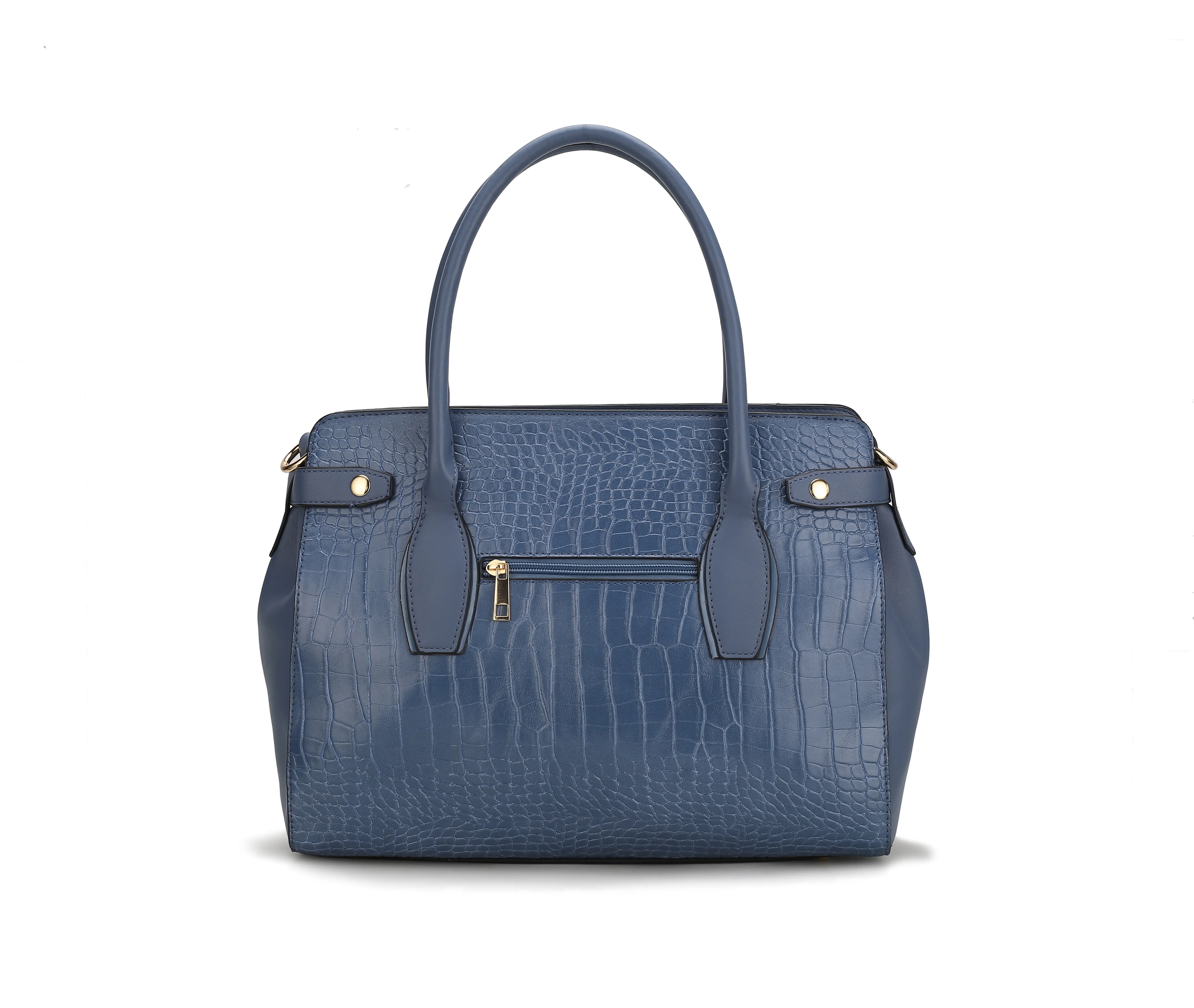 Catarina Vegan Crocodile Leather Satchel Handbag