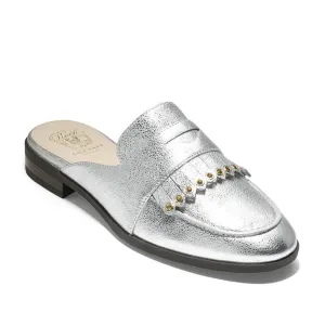 Cole Haan Pinch Stitchlite Slide Silver Cracklesize 8.5