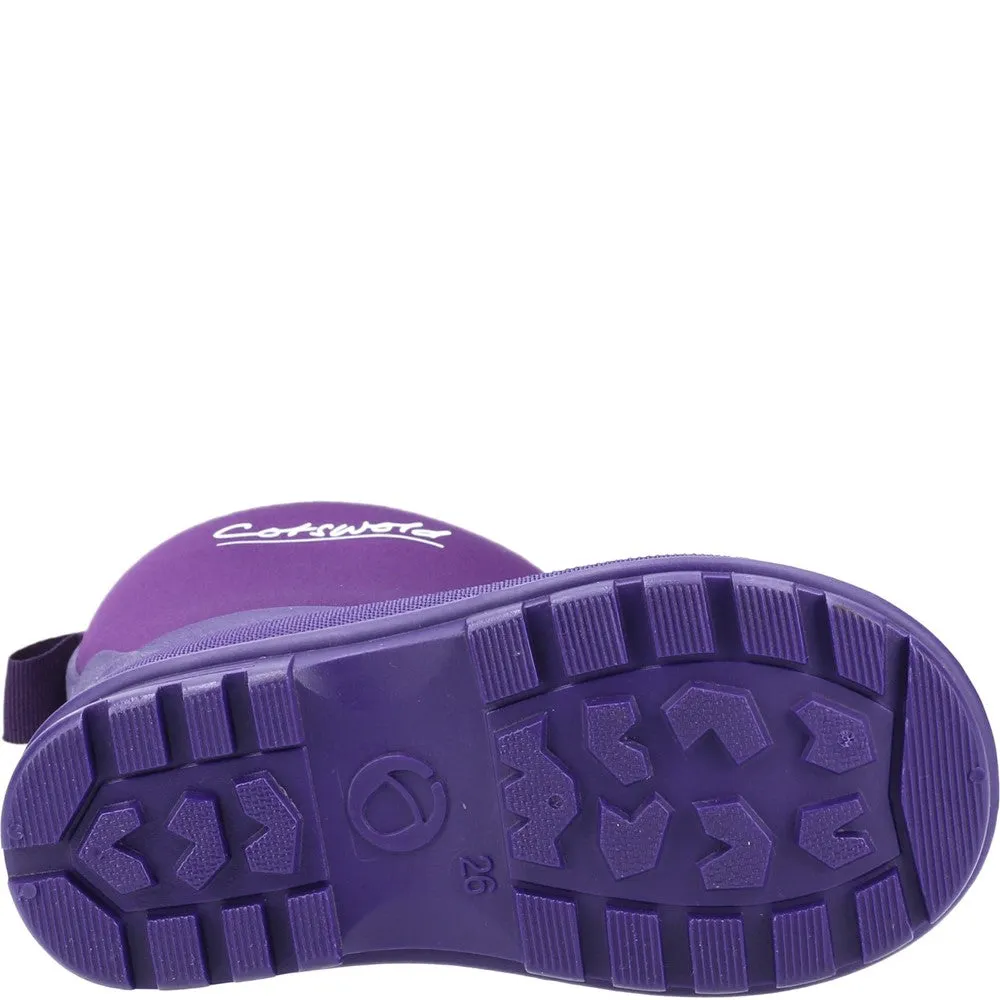 Cotswold Hilly Neoprene Childrens Wellington Boot