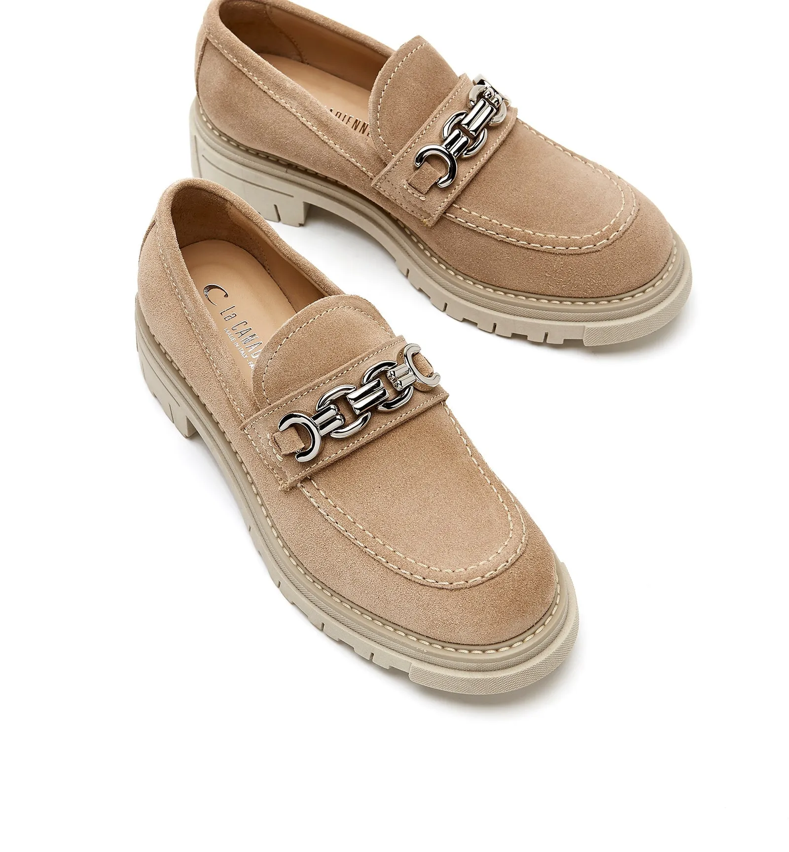 DOVE SUEDE LOAFER La Canadienne