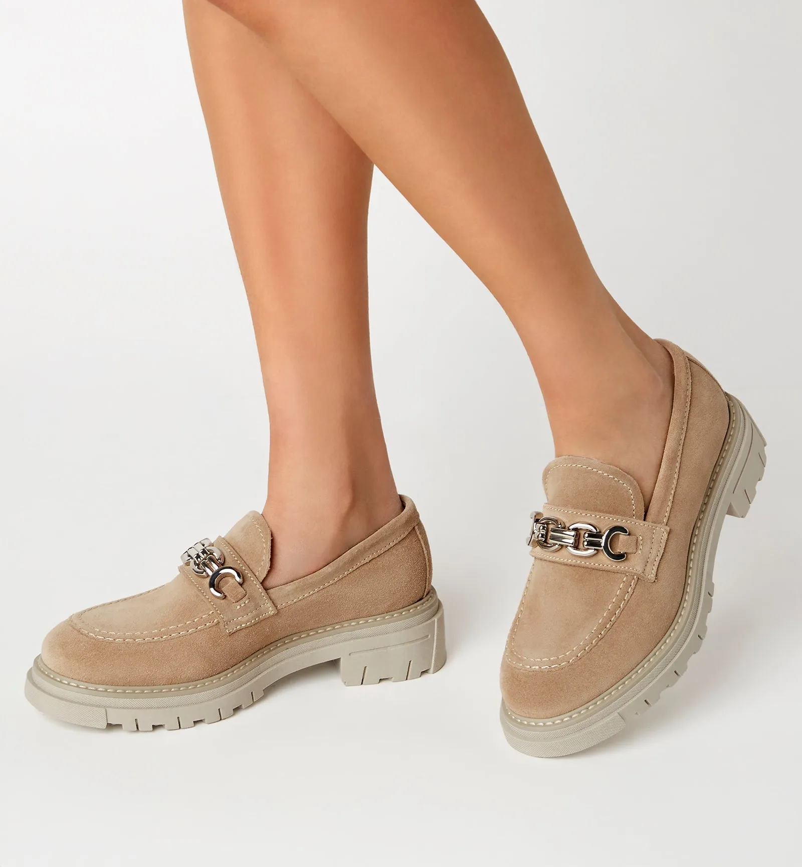 DOVE SUEDE LOAFER La Canadienne