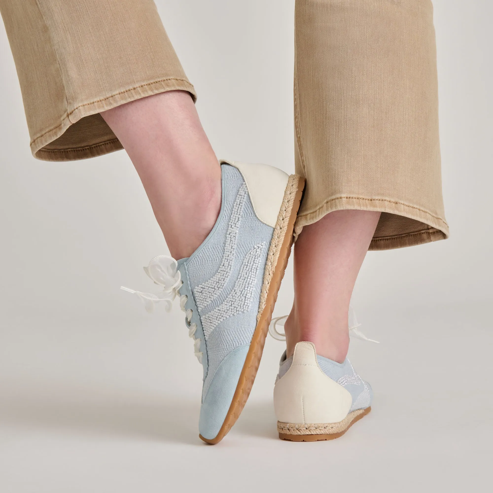 DREAM BEAD SNEAKERS BLUE MULTI BURLAP Dolce Vita