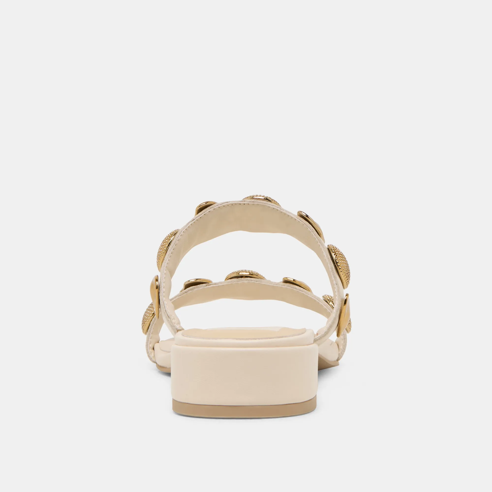FARROW SANDALS CREME LEATHER Dolce Vita