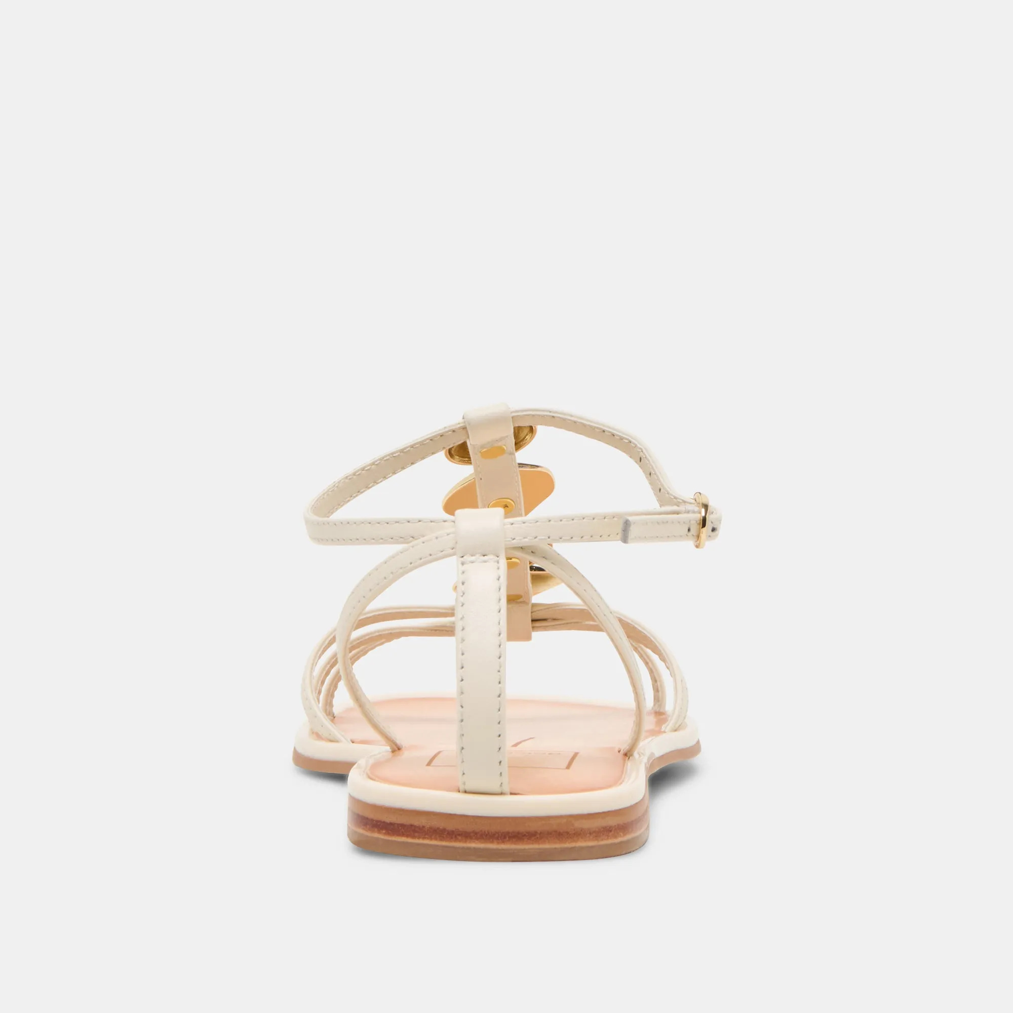 FAUN SANDALS OFF WHITE LEATHER Dolce Vita