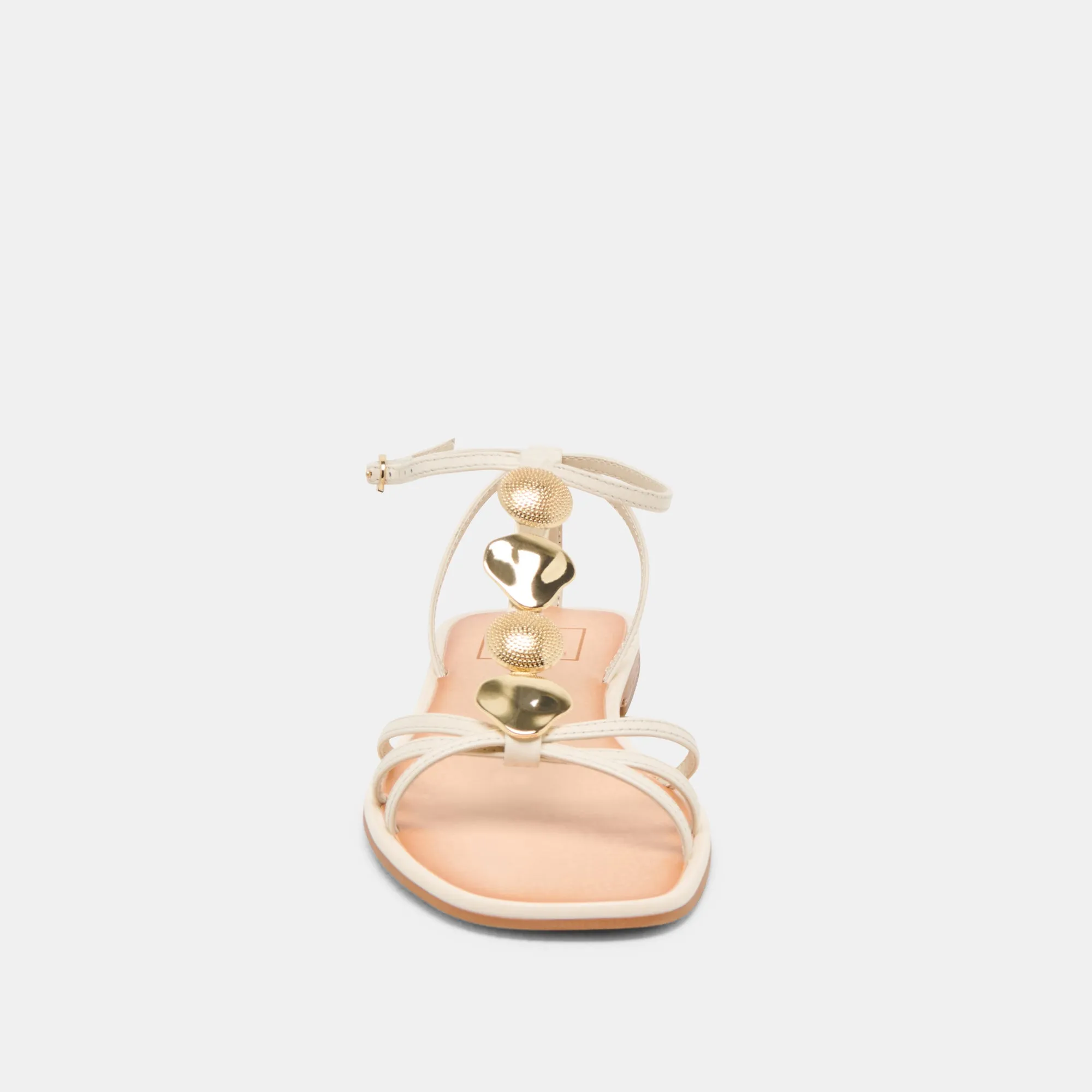 FAUN SANDALS OFF WHITE LEATHER Dolce Vita