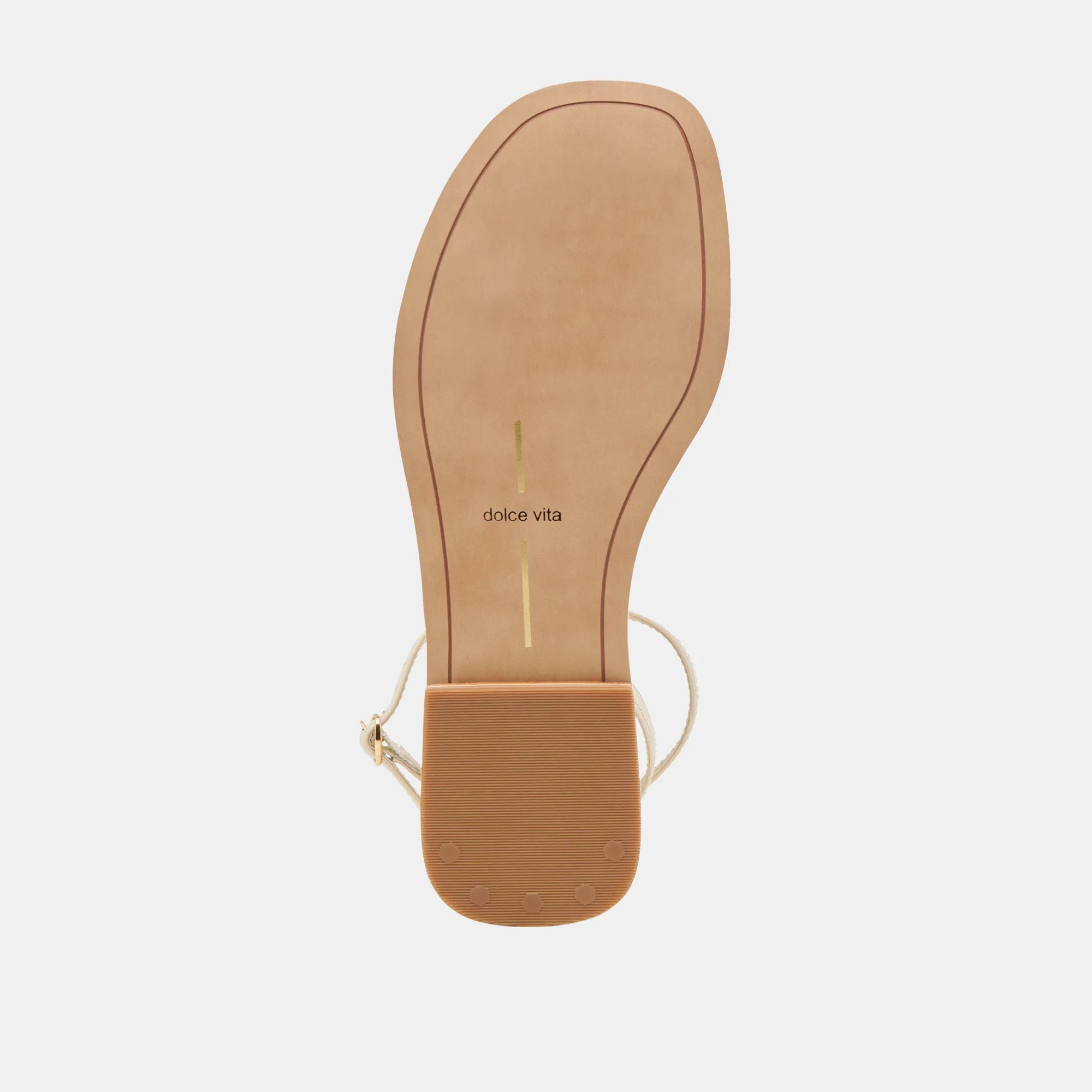 FAUN SANDALS OFF WHITE LEATHER Dolce Vita