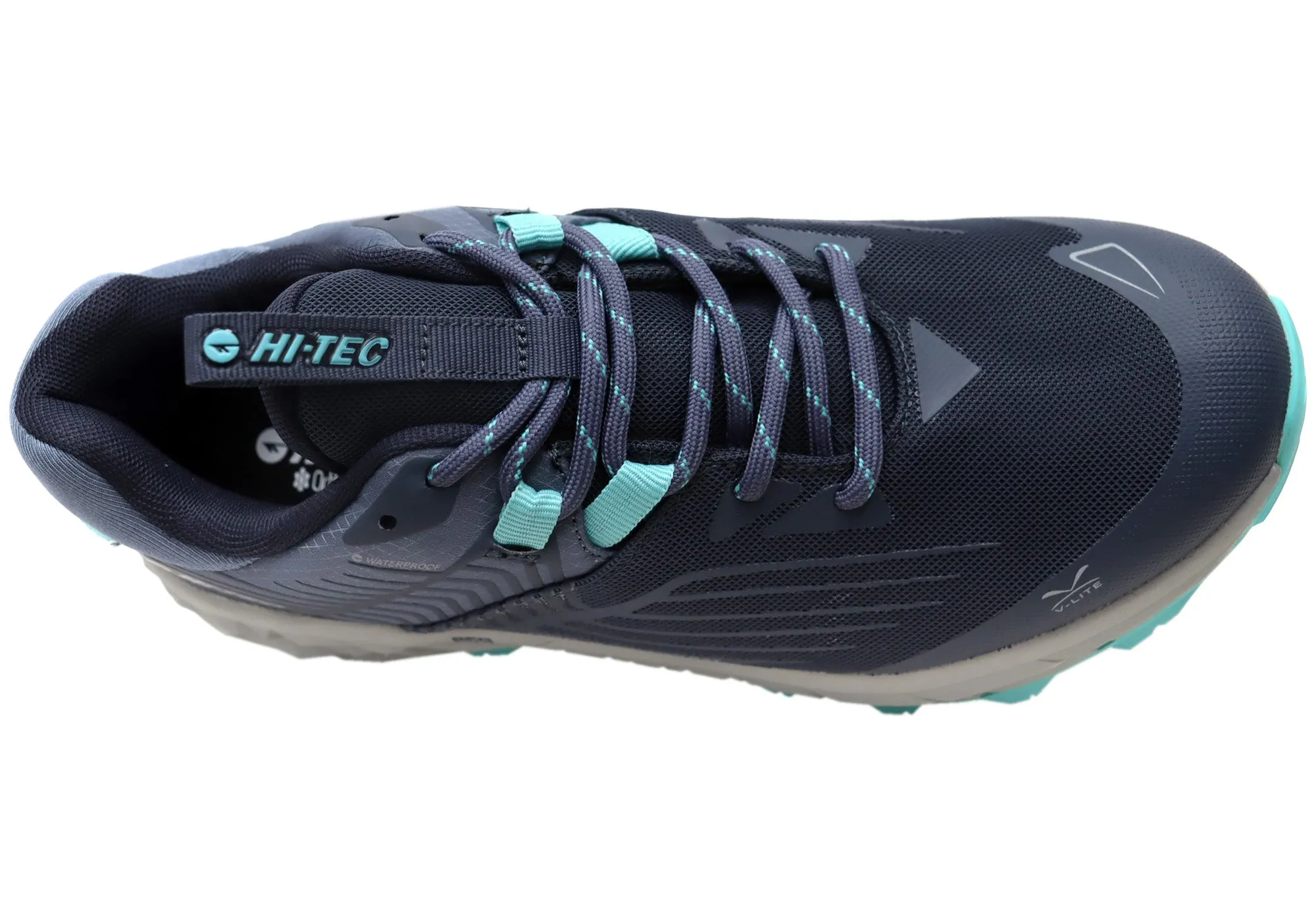 Hi Tec Womens Geo Fuse Low Waterproof Comfortable Hiking Shoes