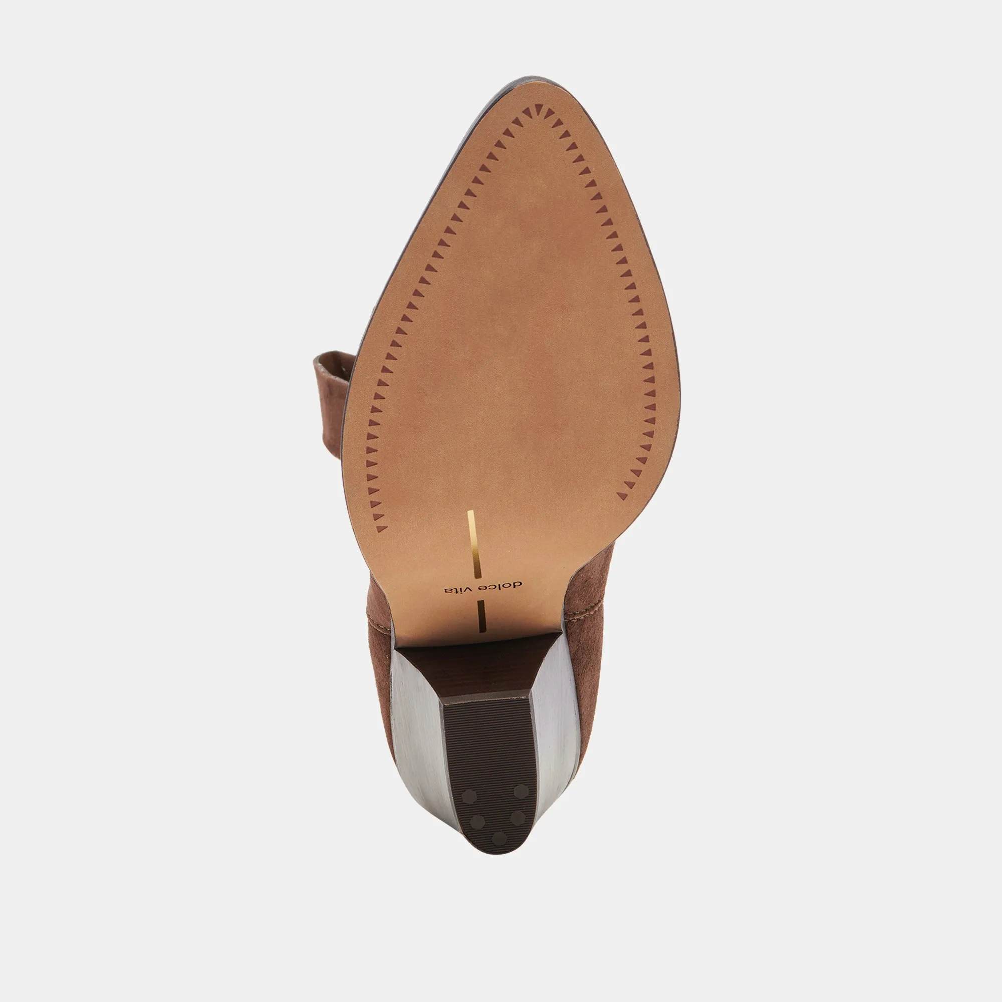 JESSEY BOOTS DK BROWN SUEDE Dolce Vita