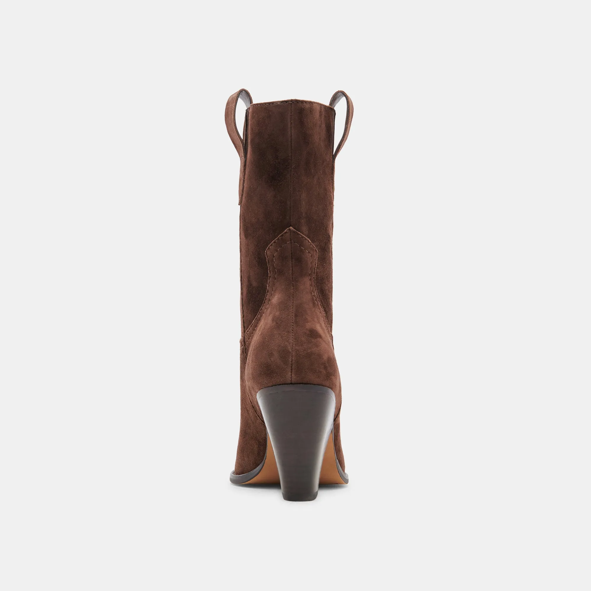 JESSEY BOOTS DK BROWN SUEDE Dolce Vita