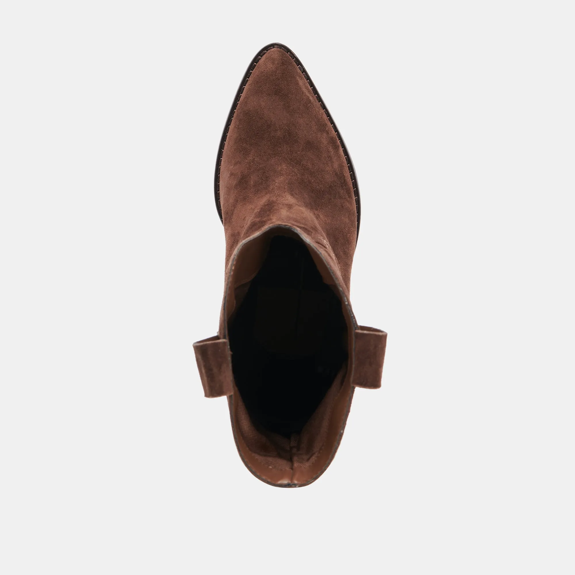 JESSEY BOOTS DK BROWN SUEDE Dolce Vita