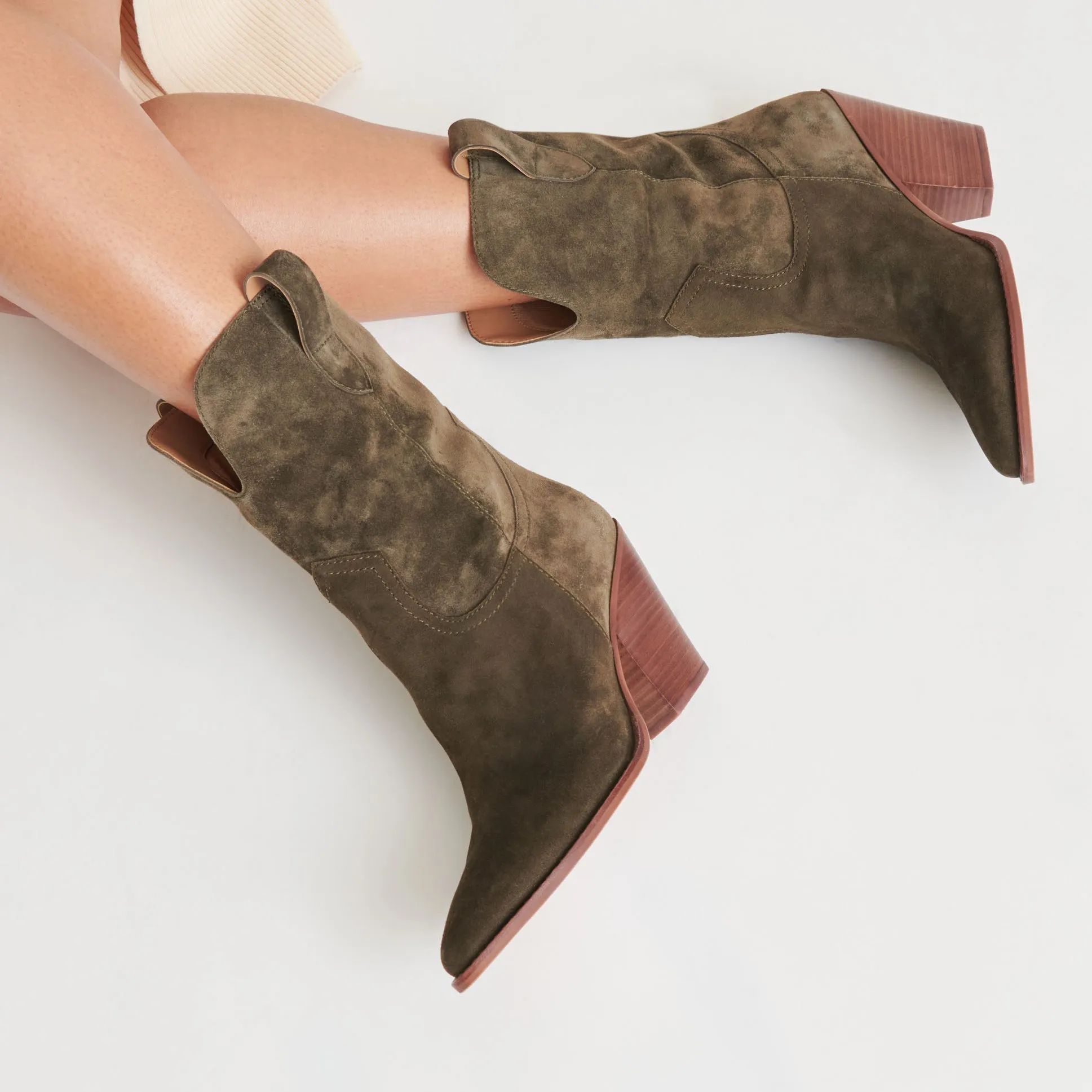 JESSEY BOOTS MOSS SUEDE Dolce Vita