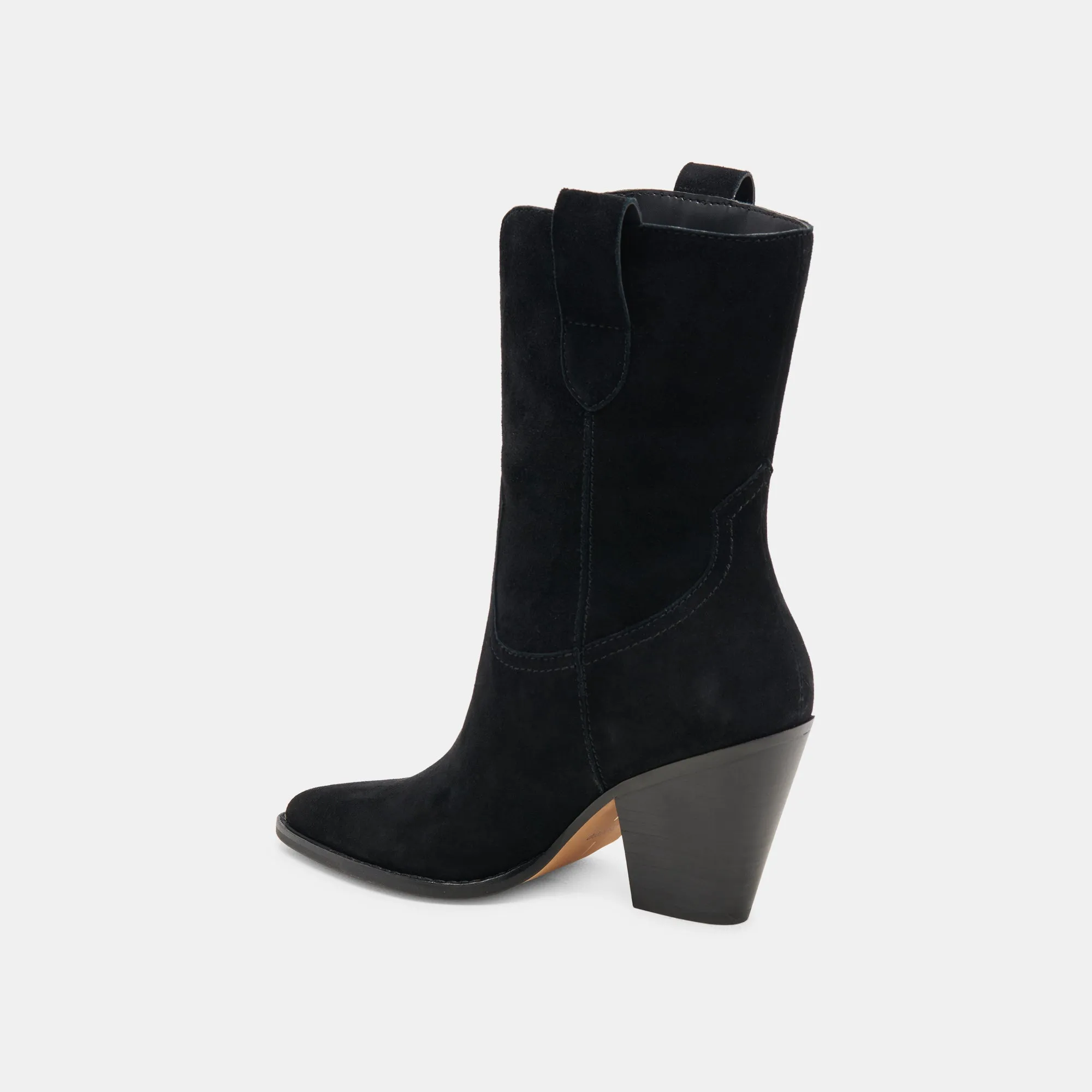 JESSEY BOOTS ONYX SUEDE Dolce Vita