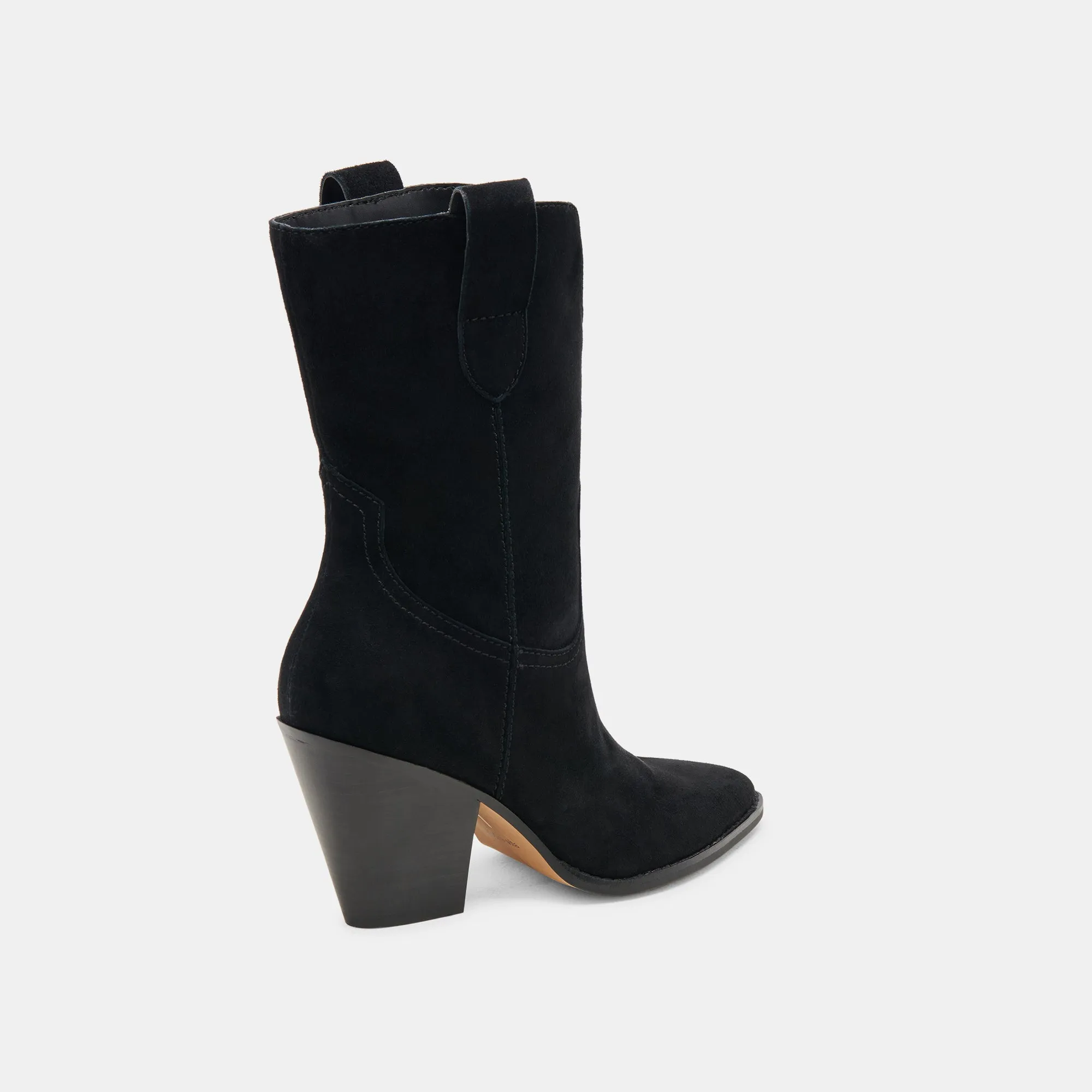 JESSEY BOOTS ONYX SUEDE Dolce Vita