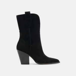 JESSEY BOOTS ONYX SUEDE Dolce Vita
