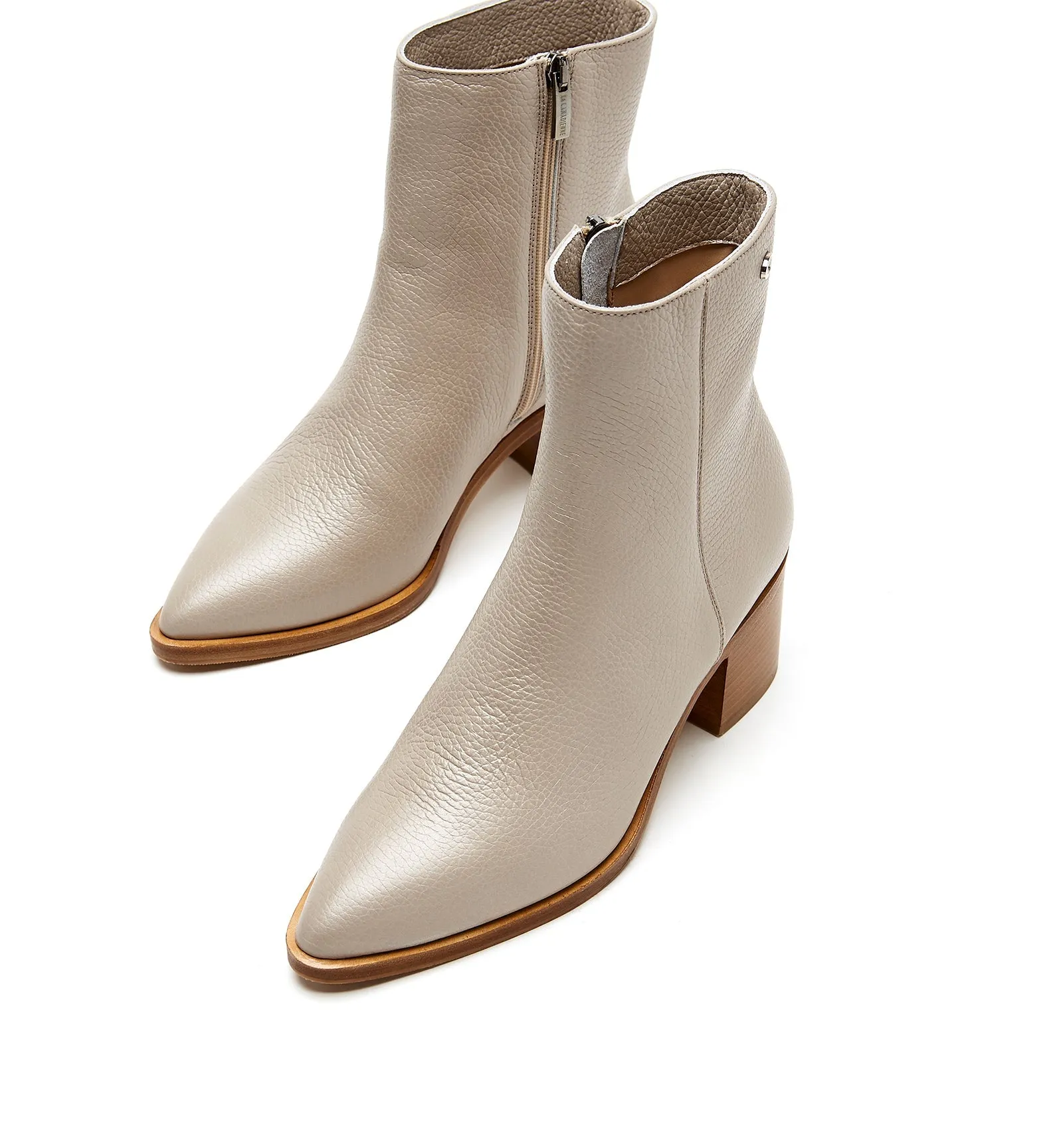JULIETA PEBBLED LEATHER BOOTIE La Canadienne