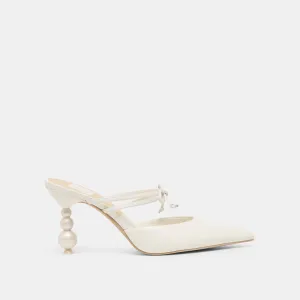 KLAIRE PEARL HEELS TRUE WHITE LEATHER Dolce Vita