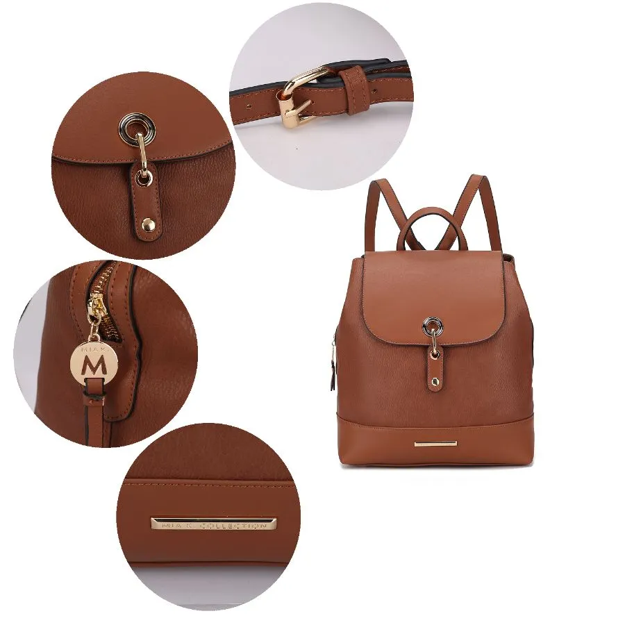 Laura Vegan Leather Fashion Backpack for Women