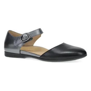Liv Black/Pewter Metallic Nappa Dansko