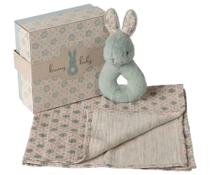 Maileg: Rabbit Rattle Set - Mint