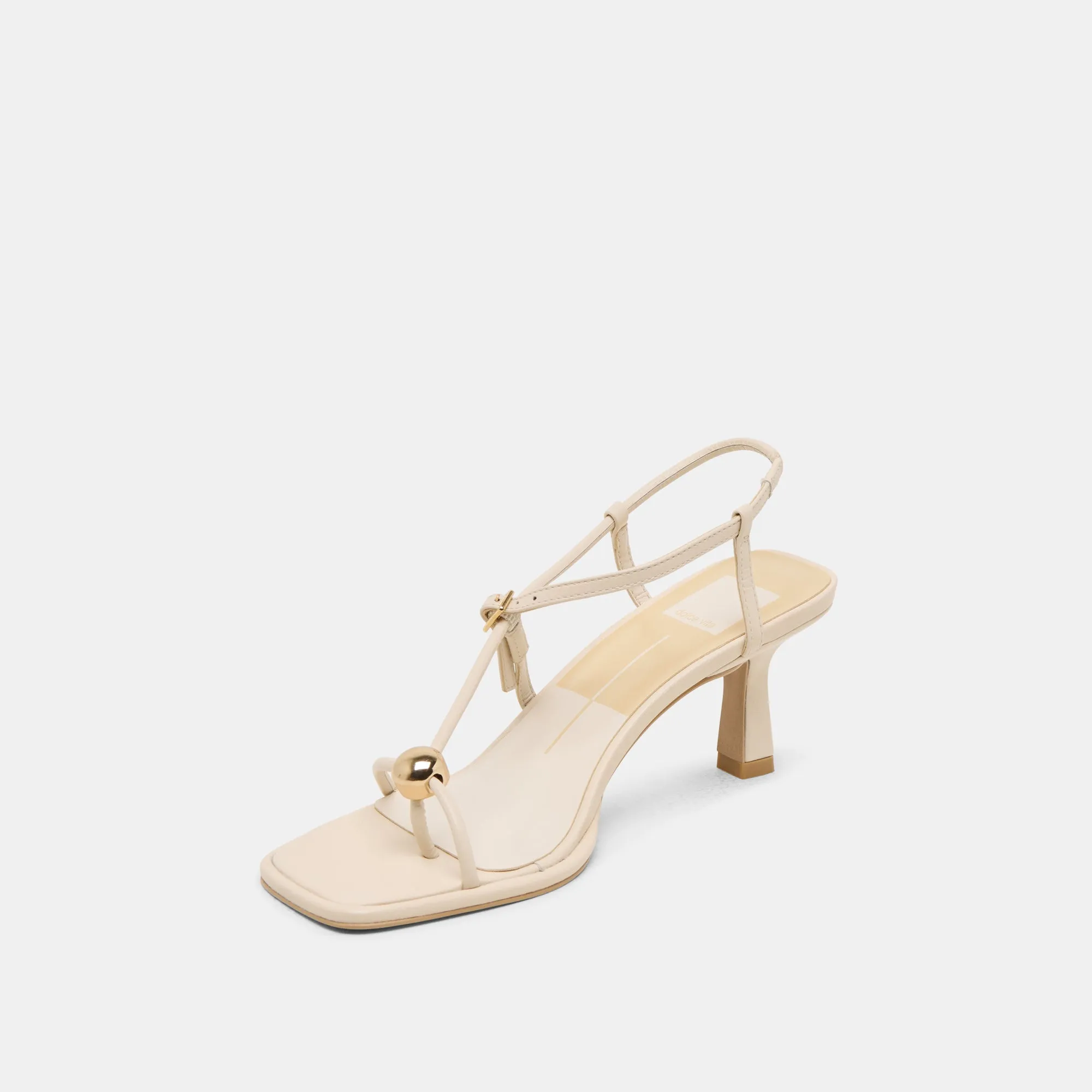 MYLEE HEELS CREME LEATHER Dolce Vita