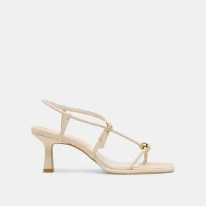 MYLEE HEELS CREME LEATHER Dolce Vita