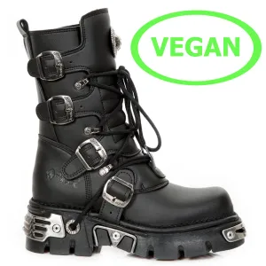 New Rock Boots Vegan M-373-S7 Size 40 Ships from Australia-PLUS Extra 10% discount at checkout on Welcome Signup NEW ROCK