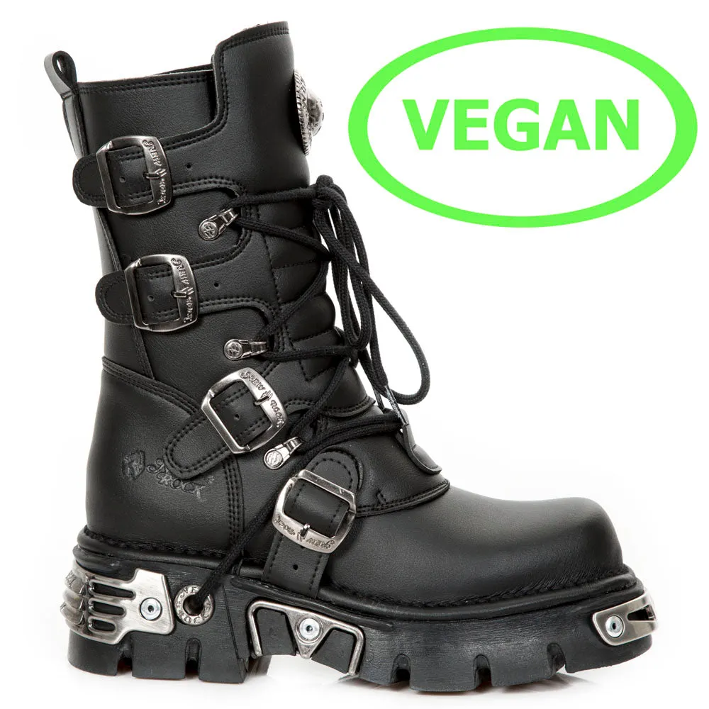 New Rock Boots Vegan M-373-S7 Size 40 Ships from Australia-PLUS Extra 10% discount at checkout on Welcome Signup NEW ROCK