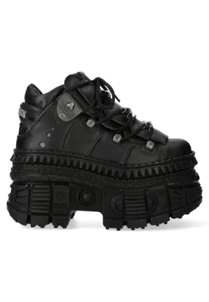 New Rock - Wall 106 V16 Black - Girl Shoes