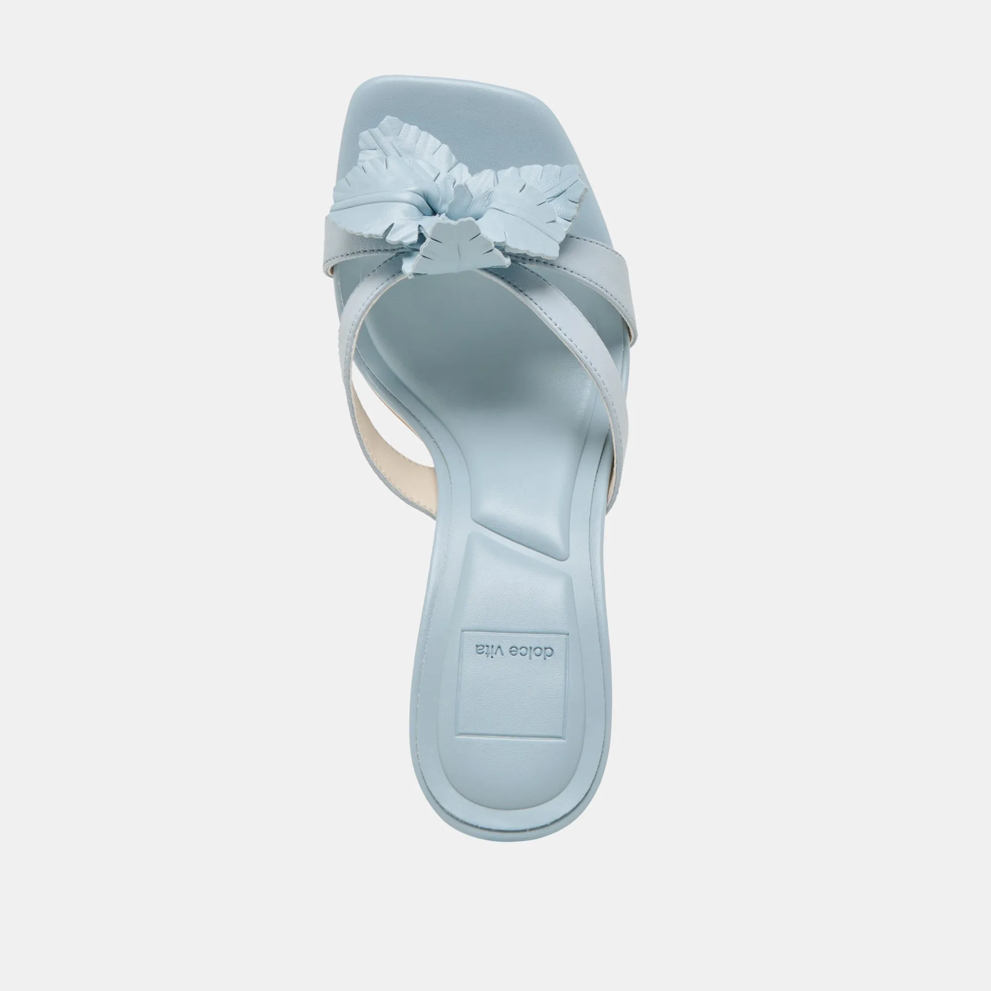 NIKIL HEELS LIGHT BLUE LEATHER Dolce Vita