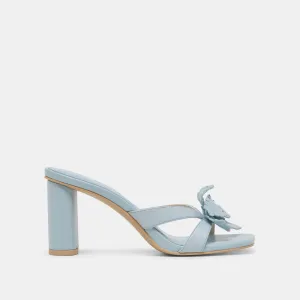 NIKIL HEELS LIGHT BLUE LEATHER Dolce Vita