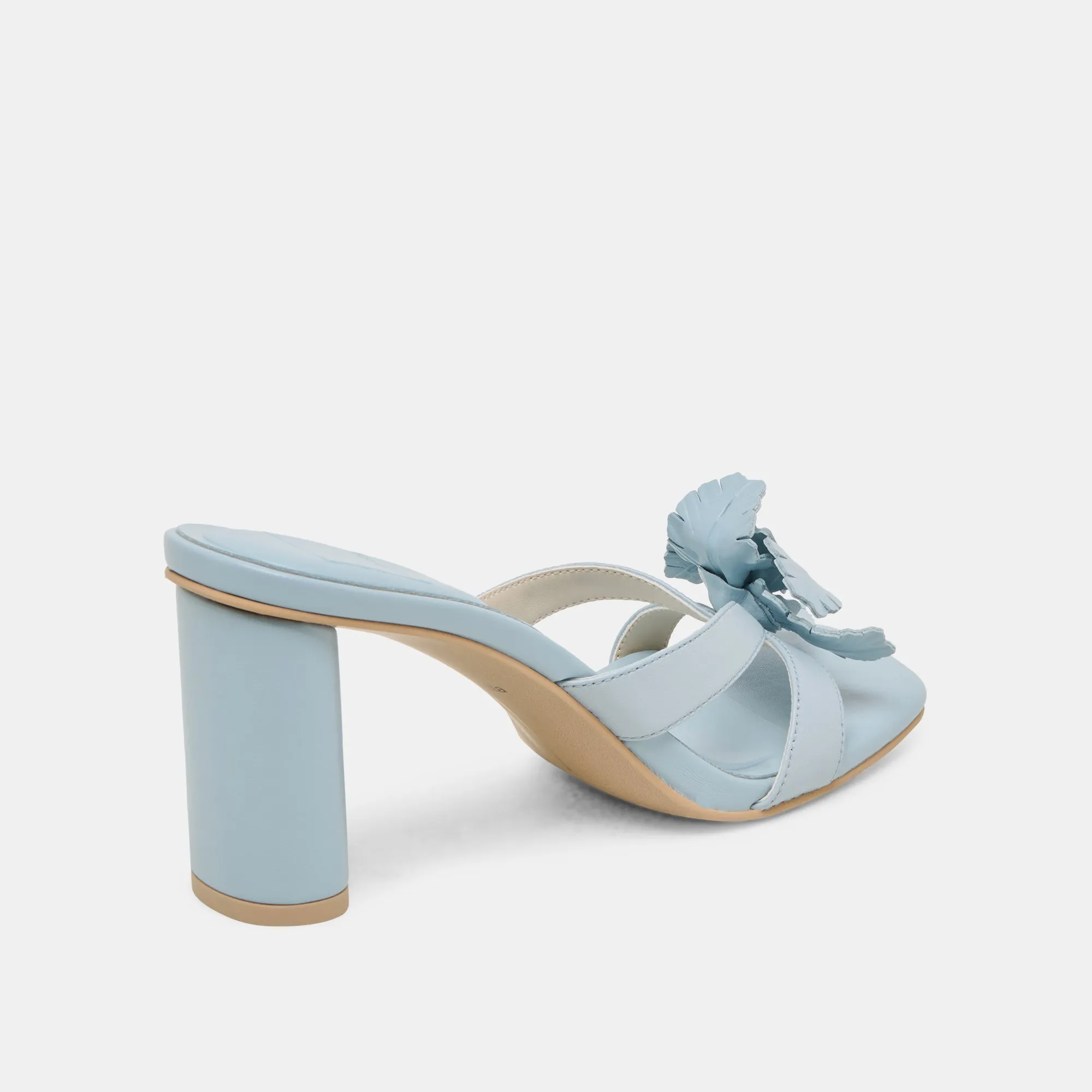 NIKIL HEELS LIGHT BLUE LEATHER Dolce Vita