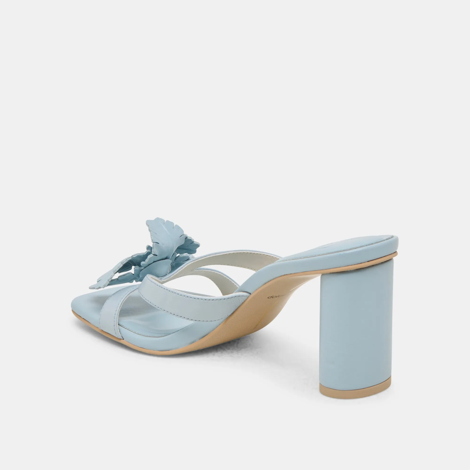 NIKIL HEELS LIGHT BLUE LEATHER Dolce Vita
